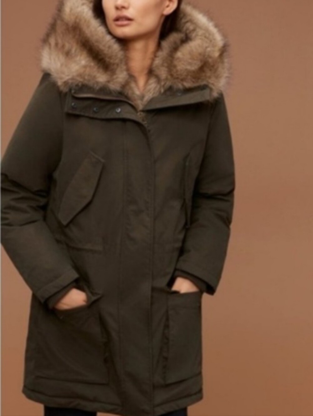 Down Goose Parka Coat by Aritzia